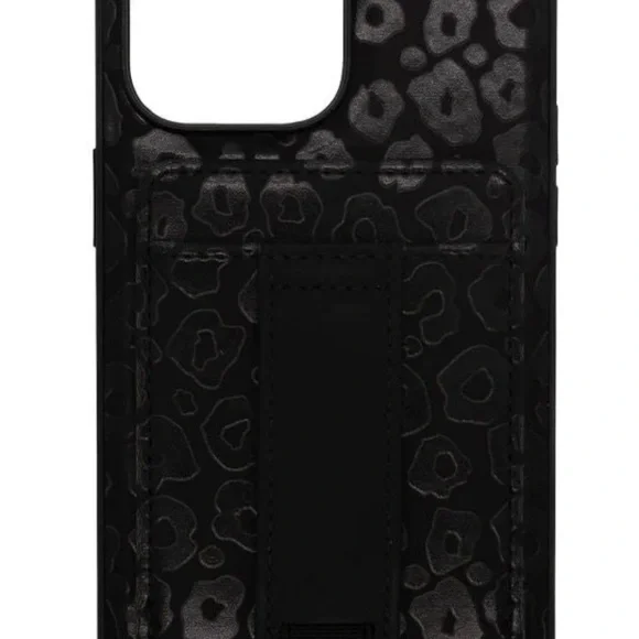 Walli Blacked Out Leopard Magnetic Case iPhone 14 Pro Max - Picture 2 of 5